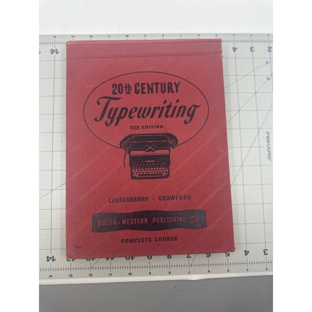 20th Century Typewriting 5th Edition 1947 D.D Lessenberry Crawford South-Western